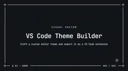 VS Code Theme Builder